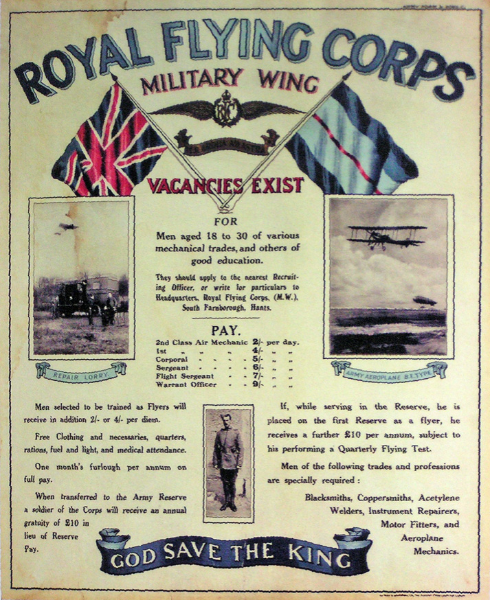 WW1 Royal Flying Corps at Hooton Park Cheshire
